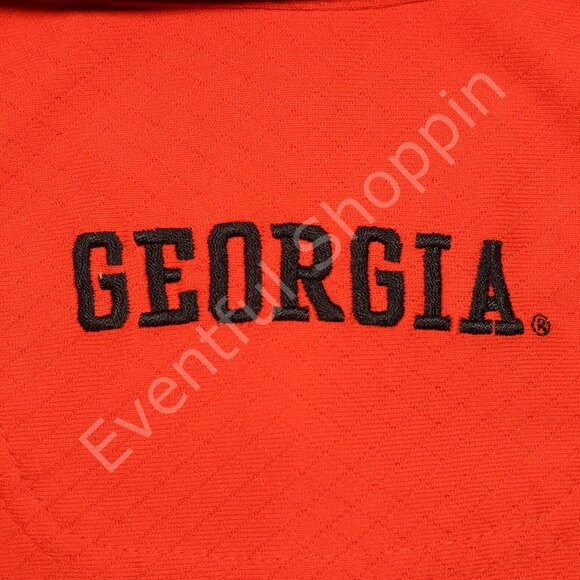 Vintage Y2K Nike Georgia Bulldogs Dri Fit Polo Shirt in Red / Black Size XL - Picture 6 of 8